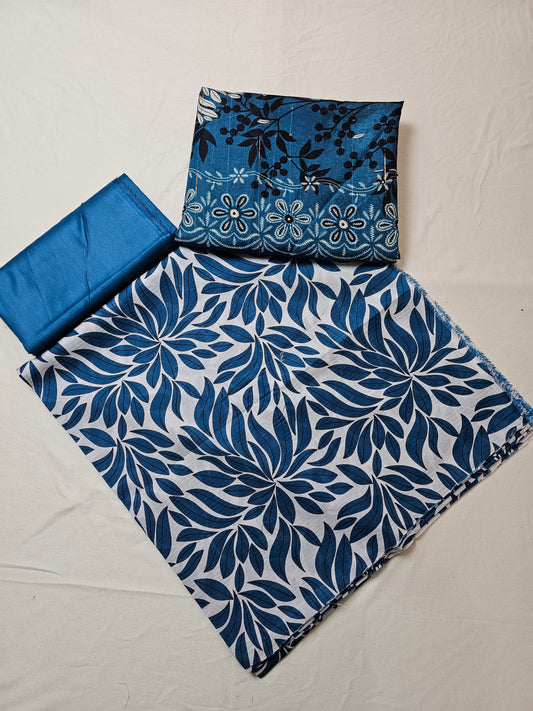 Print Lawn 3 piece Suit PL002