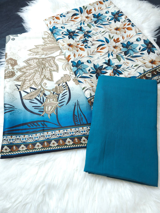 Print Lawn 3 Piece Suit PL008